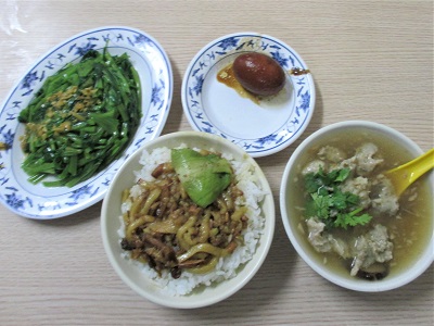 金峰魯肉飯のメニュー